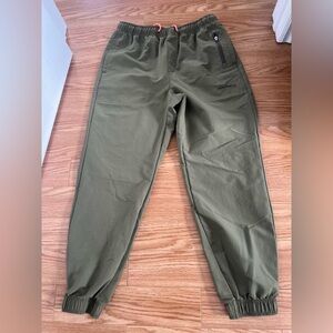 Merrell Olive Green Cargo Jogger Pants with Elastic Cuffs size L